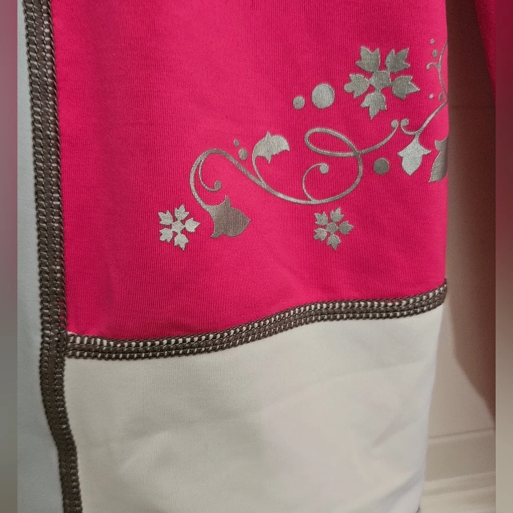 Mares Trilastic Rash Guard  UV Protection Shirt Long Sleeve Pink lBlue  size 14 - Picture 5 of 12